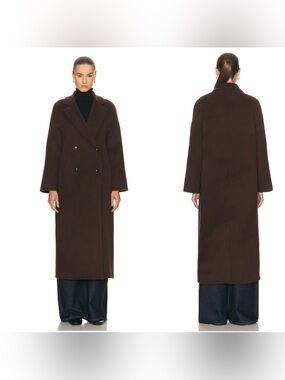 NWT Jenni Kayne Olivia Coat In Chocolate Brown Size Medium
